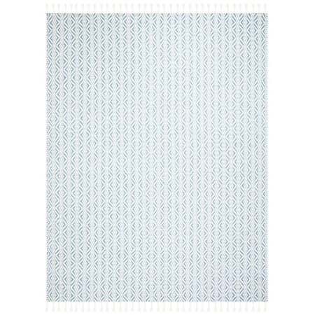 Safavieh 5 x 8 ft. Natura Rectangle Hand Loomed Wool RugBlue NAT153M-5